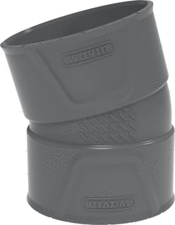 Wavin - PVC+ Fitting met 2 aansluitingen bocht 15 75 m/m