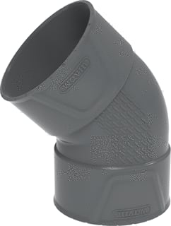 Wavin - PVC+ Fitting met 2 aansluitingen bocht 45 110 m/m