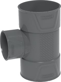 Wavin - PVC+ Fitting met 3 aansluitingen t-v 88.5 75x50 m/m/m