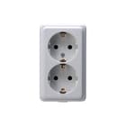 Kopp - Contactdooscombinatie 2-V Stekds A120101001