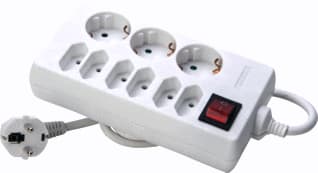 Kopp - Contactdooscombinatie 3+6-V Stekds A129802002