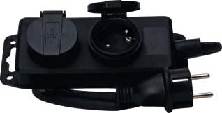 Kopp - Contactdooscombinatie 2-V Cent A223002043