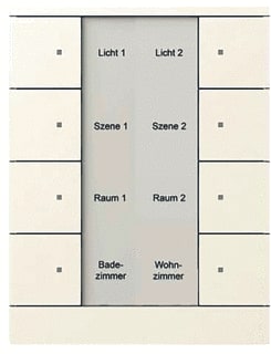 ABB Busch-Jaeger - I-Bus KNX Tastsensor bussysteem Climaeco Mat Wit 8F