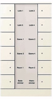 ABB Busch-Jaeger - I-Bus KNX Tastsensor bussysteem Climaeco Mat Wit 12F