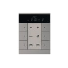 ABB Busch-Jaeger - I-Bus KNX Ruimtetemperatuurreg. bussysteem climaeco alu zilver 6f ce