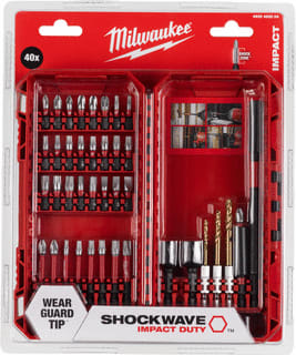 Milwaukee - Bitset S/Bit Shockwave Set 40St