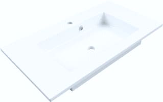 WaveDesign by Wisa - Amaro Wastafel / Fontein 80 Wit 1Kg