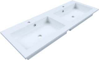WaveDesign by Wisa - Amaro Wastafel / Fontein 120 Mat Wit 2Kg
