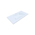 WaveDesign by Wisa - DESIGNO Wastafel / Fontein 80 Mat Wit 1Kg