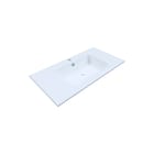 WaveDesign by Wisa - Lusso Wastafel / Fontein 80 Mat Wit 1Kg