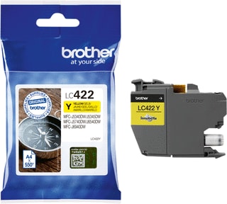 Brother - Verbr.mat. vr fax/printer/all-in-1 CARTRIDGE LC-422Y
