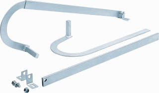 Came - EMEGA Toebeh./onderd. hek- en poortbeslag set gebogen arm. e786a