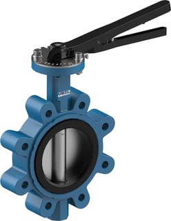 Ubel - 0808 Vlinderklepafsluiter Vlklep Lug Pn10/16 Dn100