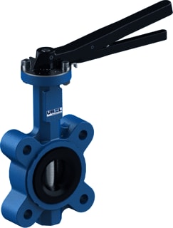 Ubel - 0808 Vlinderklepafsluiter Vlklep Lug Pn10/16 Dn 65