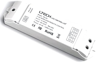 Ltech - Controller verlichtingsarmaturen led receiver rf 4x5a