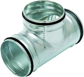 AIR Spiralo® - KEN-LOK® T en Y-stuk rond luchtkanaal K-L. T-Stuk 90 250 Rt