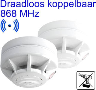 Fito - Brandmelder brandmelder incl.3v vaste
