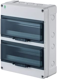 LSK - Groepenkast, leeg Auto 2X12+2Mod 340X270X120