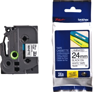 Brother - Labeltape P-Tch Tze Tapcass Wt Zw24