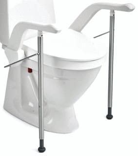 Etac - Douche-/toiletstoel Armsteunen Grijs Zk