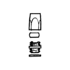 Rada - Toebeh./onderd. badkameraccessoires Nippel 1/2X15 Tbv Vr145