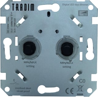 Bailey - Dimmer 2496 Duo Dim Led 2X1-100W