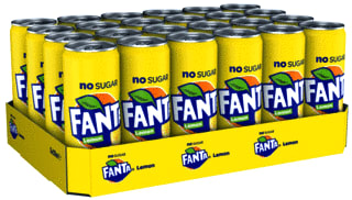 Fanta - Drank/levensmiddelen Fanta Lemon Zero 33Cl Tr24