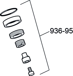 Rada - VR Toebeh./onderd. badkameraccessoires Sproeipl.Set Vr10 Grijs