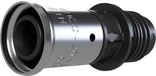 Henco - Pro-Flow Fitting met 2 aansluitingen Vkpk-26