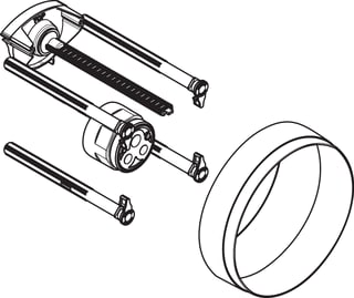 Hansgrohe - Kraanrozet krnrozet 13651000