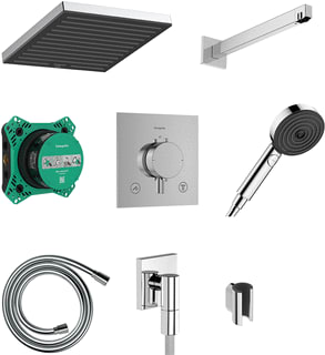 Hansgrohe - Pulsify E Douchemengkraan (opbouw) douchekrn 24625340