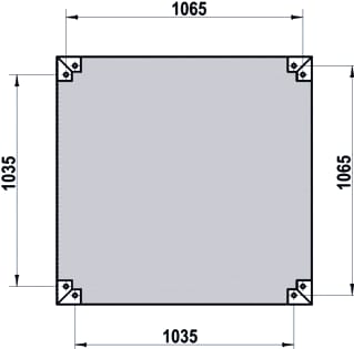 Zehnder - GDP Toebeh./onderdelen voor ventilator 1100 Ral 9010