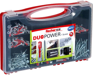 Fischer - REDBOX Deuvel/plugset Redbox Pluggenset + Schr.