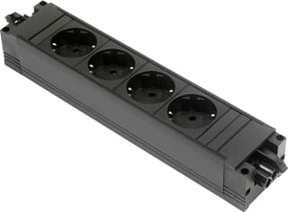 Bachmann - Contactdooscombinatie Step Base 4X 230V Ra Zw