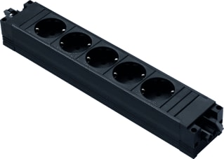 Bachmann - Contactdooscombinatie Step Base 5X 230V Ra Zw