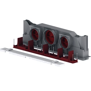 Zehnder - ComfoTube Vent.adapter (roosteraansl.plenum) 990321746