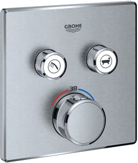 Grohe - Grohtherm SmartControl Inbouwmengkraan Therm Sc Opb Omstl 4K Ss