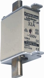 MERSEN - Lindner Smeltpatroon (mes) Zek 000 20A A222847C Ds3