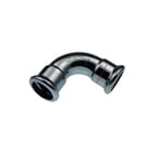 VSH - XPRESS STAALVERZINKT C1408 Fitting met 2 aansluitingen St/Z Bocht90 28X28 2Xpr