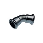VSH - XPRESS STAALVERZINKT C1413 Fitting met 2 aansluitingen St/Z Bocht45 35X35 2Xpr