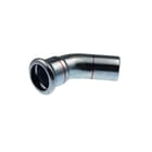 VSH - XPRESS STAALVERZINKT C1412 Fitting met 2 aansluitingen St/Z Bocht45 15X15 Prxinst