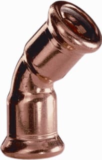 VSH - XPRESS KOPER 7041 Fitting met 2 aansluitingen Rk Bocht 45 22X22 2Xpr