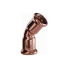 VSH - XPRESS KOPER 7041 Fitting met 2 aansluitingen Rk Bocht 45 28X28 2Xpr