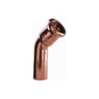 VSH - XPRESS KOPER 7040 Fitting met 2 aansluitingen Rk Bocht 45 15X15 Prxinst