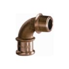 VSH - XPRESS KOPER 6092G Fitting met 2 aansluitingen Rk Knie 22X3/4 Prxbu