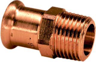 VSH - XPRESS KOPER 6243G Fitting met 2 aansluitingen Rk Kopp Re 12X3/8 Prxbu