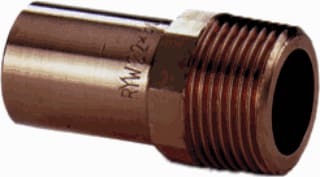 VSH - XPRESS KOPER 6280G Fitting met 2 aansluitingen Rk Kopp Re 18X3/4 Instxbu