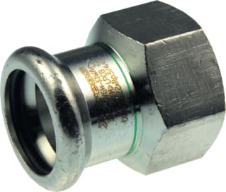 VSH - XPRESS RVS R2702 Fitting met 2 aansluitingen Rvs Kop Re 28X1 Prxbi
