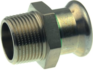 VSH - XPRESS RVS R2705 Fitting met 2 aansluitingen Rvs Kop Re 35X1 Prxcobu