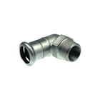 VSH - XPRESS RVS R2728 Fitting met 2 aansluitingen Rvs Knie 22X3/4 Prxcobu